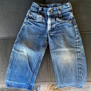 Vintage 70s 80s Levis 302-0117 Kids Toddler Denim Jeans W19” X L14"